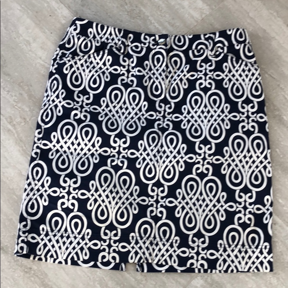 Jones of New York signature printed skirt